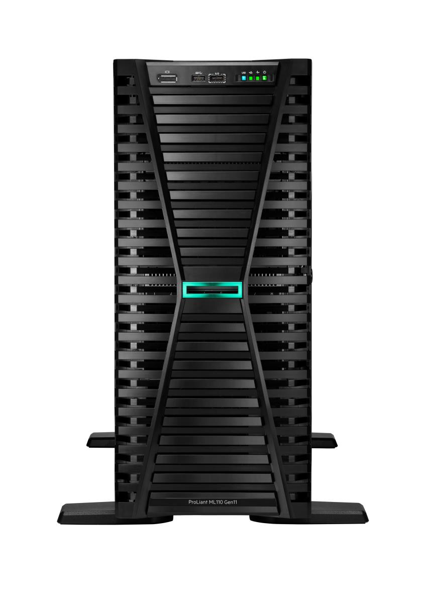 Hewlett-Packard Enterprise ProLiant ML110 Gen11 - 1p 3508U - 1x32GB-R - 8SFF 2x480GB SSD - 2x1000W PS - EU