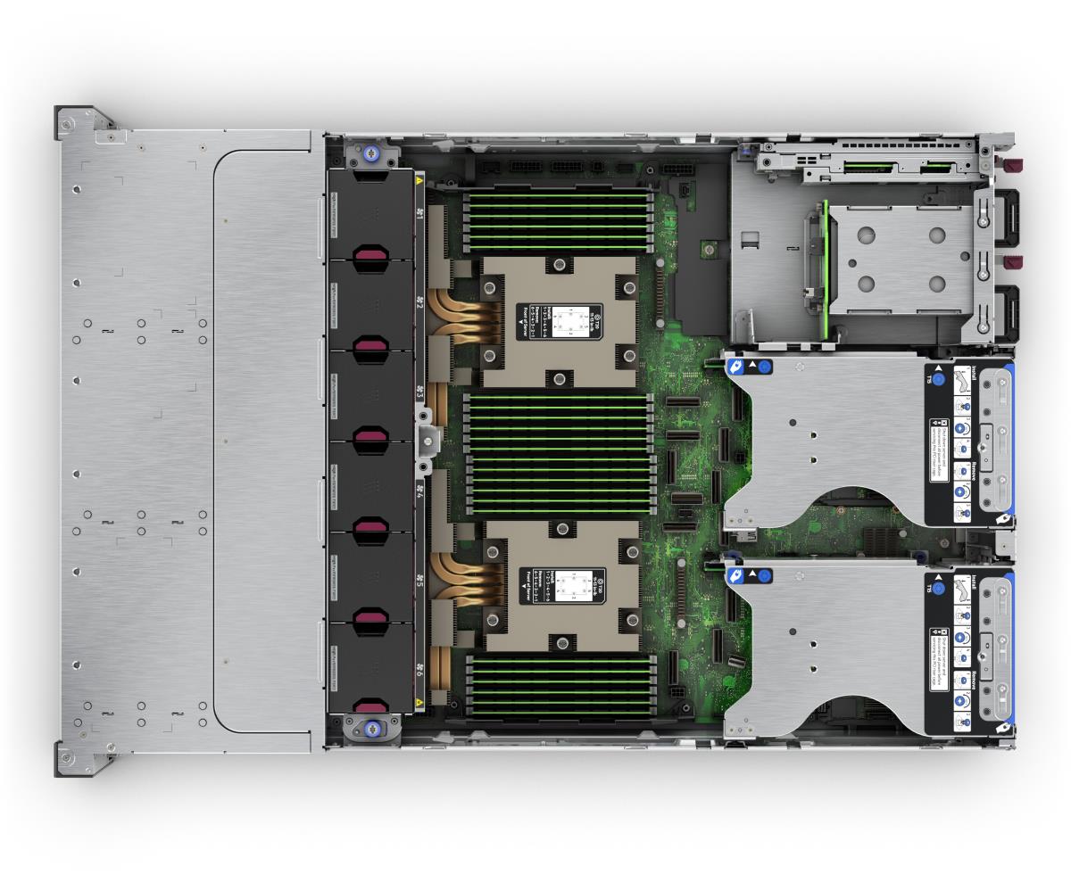 Hewlett-Packard Enterprise ProLiant DL385 Gen11 - 1p 9115 - 2x32GB-R - 8SFF 1x7.68TB NVMe SSD - 2x1000W PS - EU