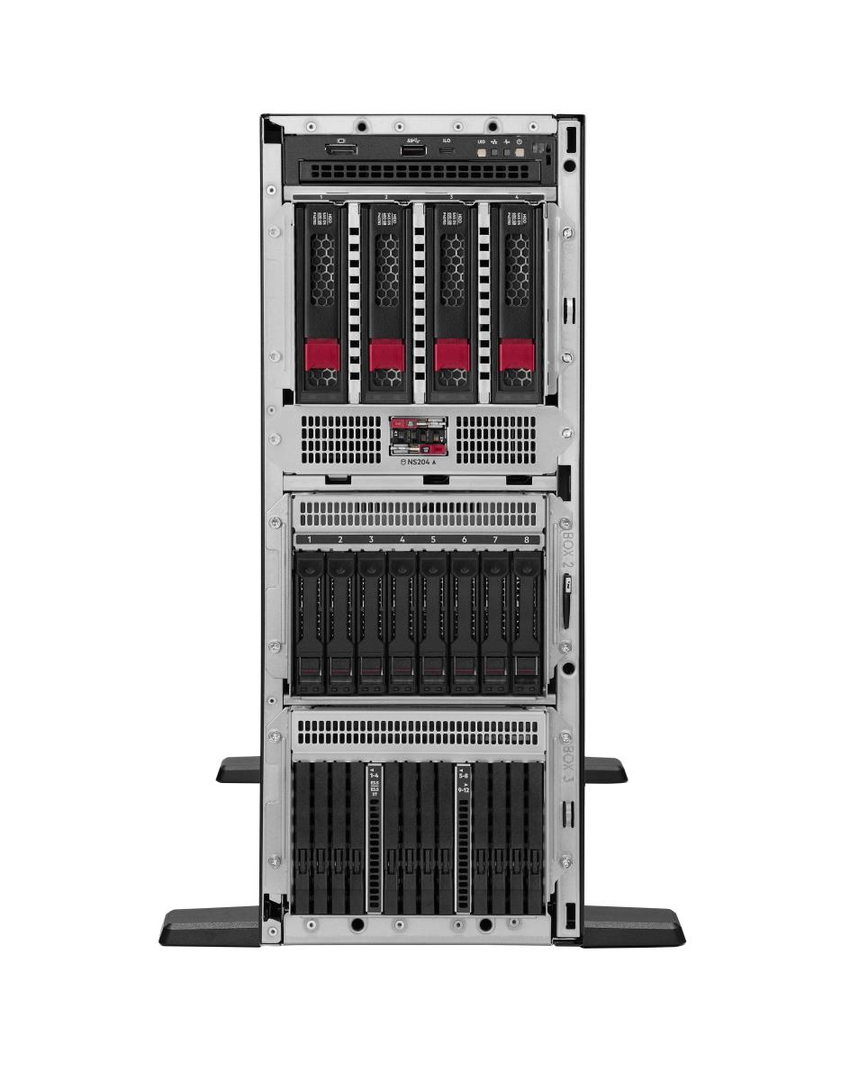 Hewlett-Packard Enterprise ProLiant Compute ML350 Gen12 - 6505P - 1x64GB-R - 8SFF MR408i-o 2x960GB SSD - 2x1000W PS - EU
