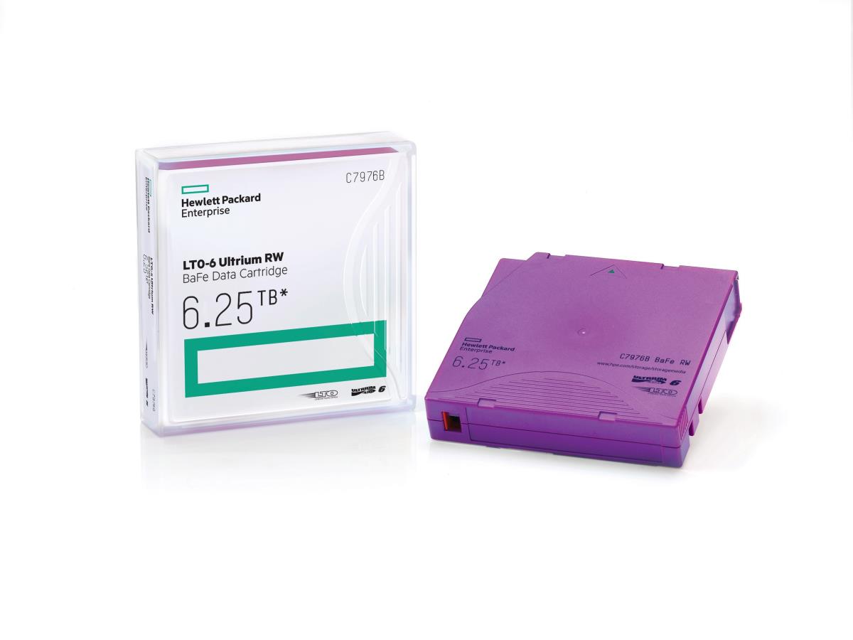 Hewlett-Packard Enterprise HP LTO-6 Ultrium 6.25TB MP RW Data Cartridge