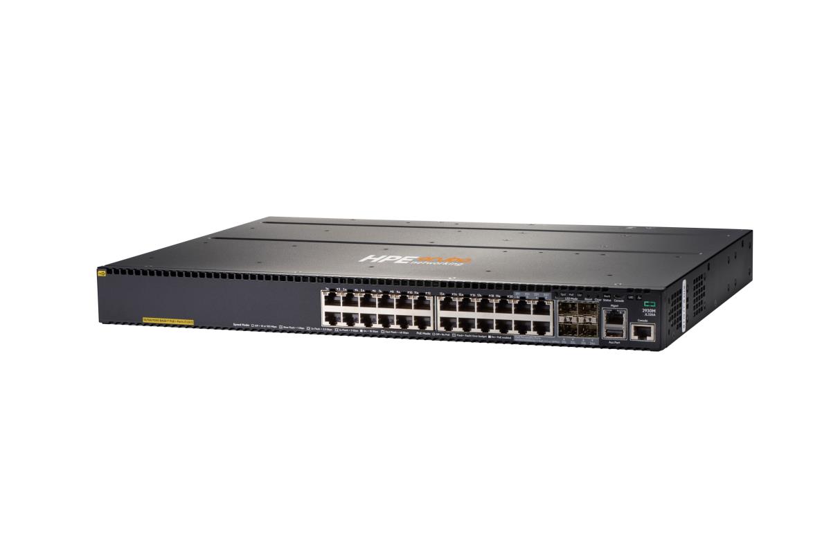 Hewlett-Packard Enterprise Aruba 2930M 24G PoE+ 1-slot Switch