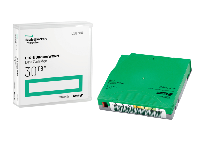 Hewlett-Packard Enterprise HPE LTO-8 Ultrium 30TB WORM Data Cartridge