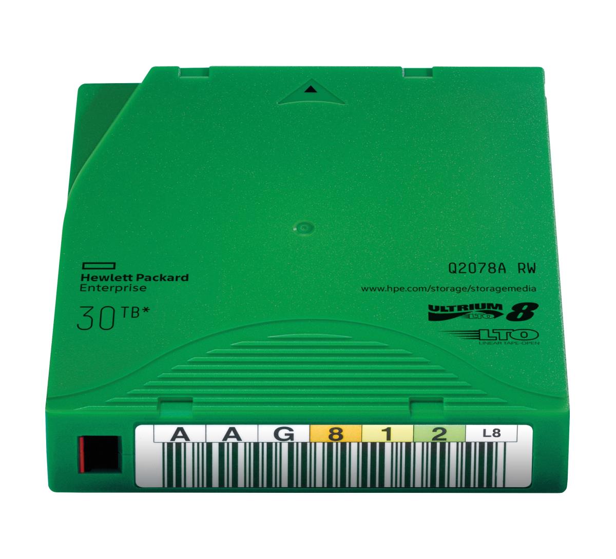 Hewlett-Packard Enterprise HPT LTO-8 Ultrium 30 TB RW data cartridge