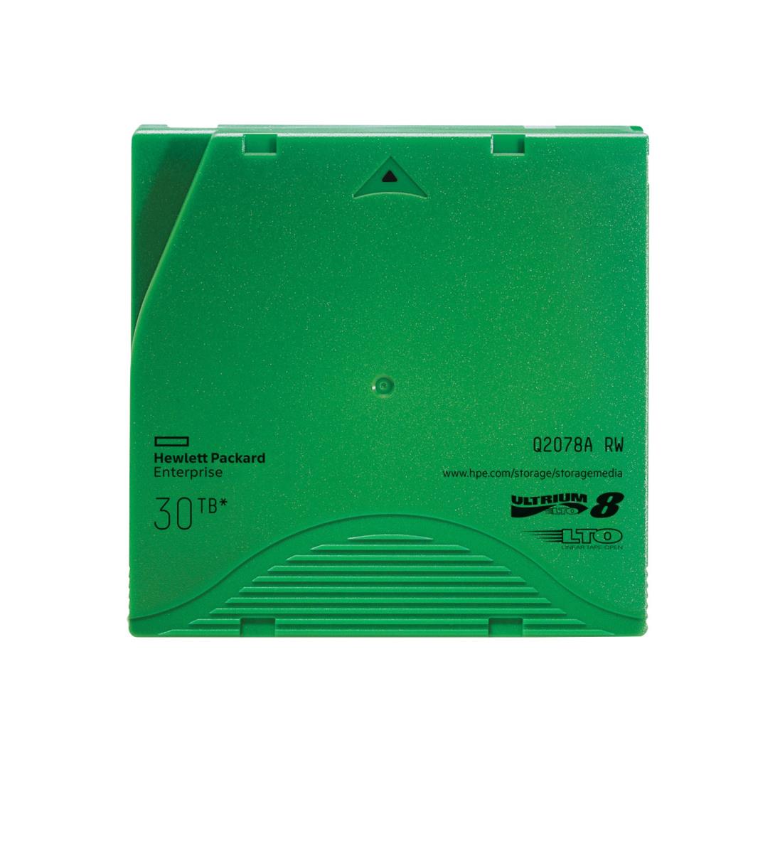 Hewlett-Packard Enterprise HPT LTO-8 Ultrium 30 TB RW data cartridge