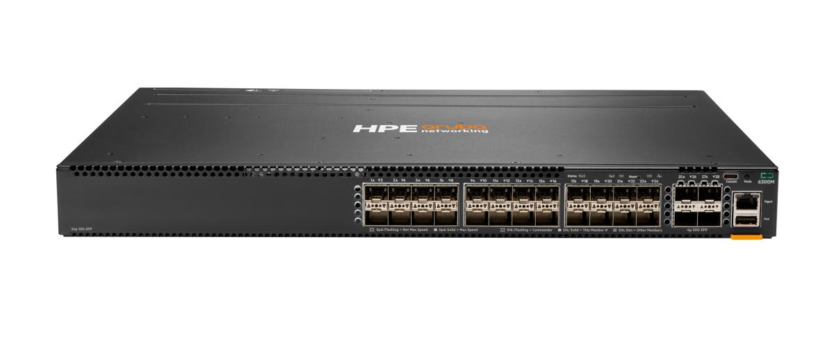 Hewlett-Packard Enterprise Aruba 6300M 24-port SFP+ and 4-port SFP56 Switch