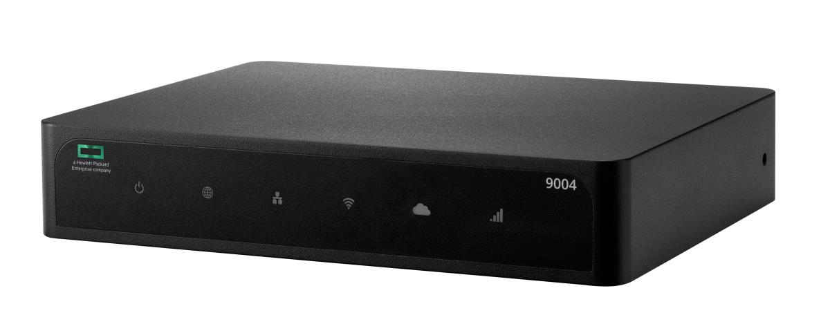 Hewlett-Packard Enterprise Aruba Networking 9004 (RW) 4-Port GbE RJ45 2K Clients - 32 APs Gateway