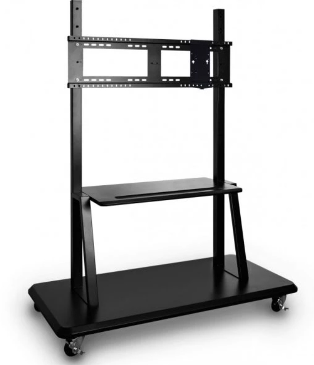 VIEWSONIC Rolling trolley cart stand - VB-STND-001-2C - 1 monitor - 55 to 98in - Black