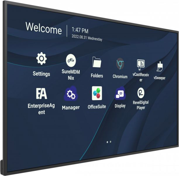 VIEWSONIC Commercial Display 43IN LED 3840X2160 450 NITS 1200:1 HDMI IN X2 USB-C X1 BLACK
