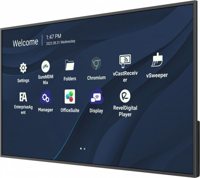 VIEWSONIC Commercial Display 43IN LED 3840X2160 450 NITS 1200:1 HDMI IN X2 USB-C X1 BLACK