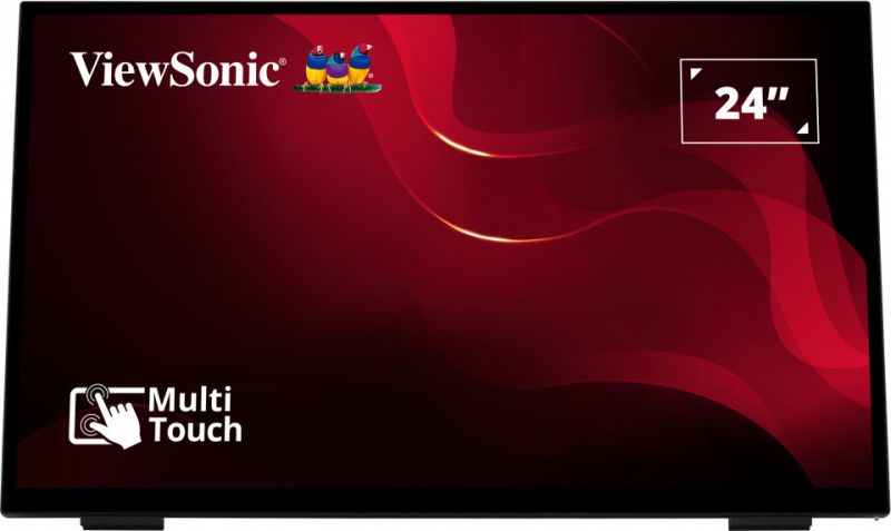 VIEWSONIC Touch monitor - TD2465 - 24in - 1920x1080 (Full HD) - 7ms Speakers