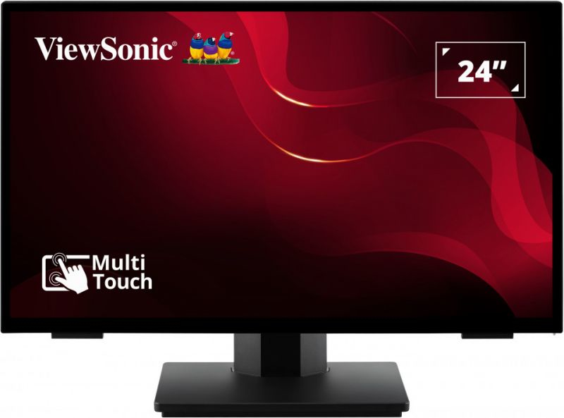 VIEWSONIC Touch monitor - TD2465 - 24in - 1920x1080 (Full HD) - 7ms Speakers