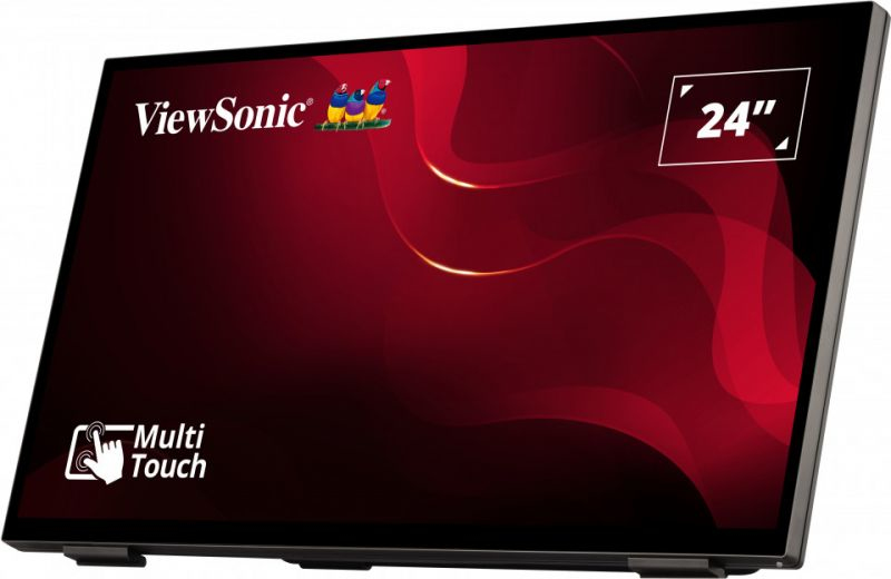 VIEWSONIC Touch monitor - TD2465 - 24in - 1920x1080 (Full HD) - 7ms Speakers