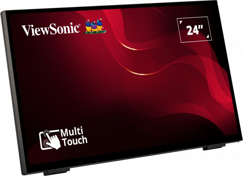 VIEWSONIC Touch monitor - TD2465 - 24in - 1920x1080 (Full HD) - 7ms Speakers