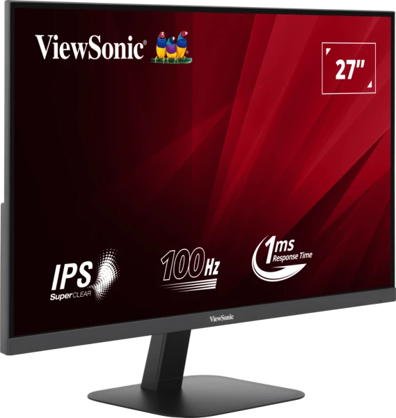 VIEWSONIC Desktop Monitor - VA2708-2K-HD-2 - 27in - 2560x1440 (QHD) - IPS HDR10