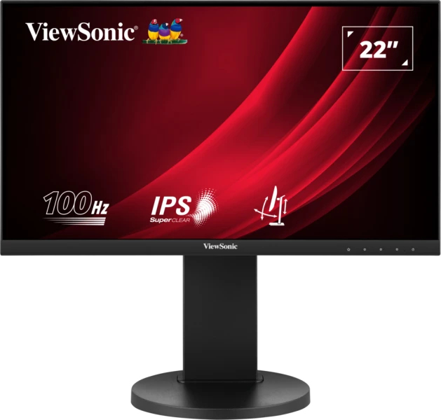 VIEWSONIC Ergonomic Monitor - VG2208A - 22in - 1920x1080 (Full HD) - 5ms IPS speaker 100Hz