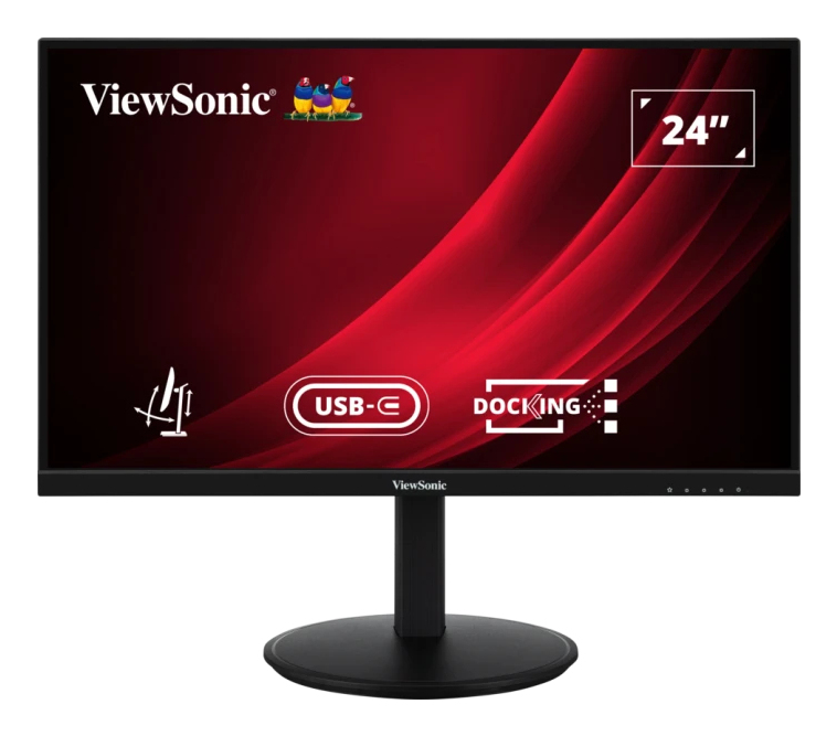 VIEWSONIC Desktop Monitor - VG2409U-2 - 24in - 1920x1080 (Full HD) - 5ms Speaker (VG2409U-2)