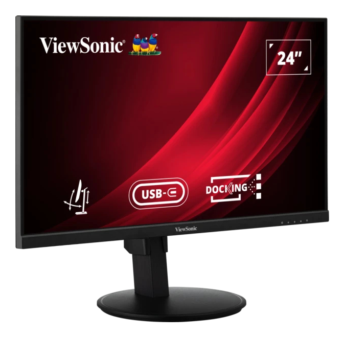 VIEWSONIC Desktop Monitor - VG2409U-2 - 24in - 1920x1080 (Full HD) - 5ms Speaker (VG2409U-2)
