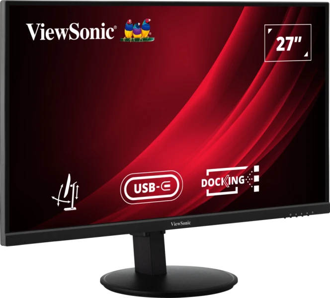 VIEWSONIC Desktop Monitor - VG2709U-2K - 27in - 2K - Speaker (VG2709U-2K)