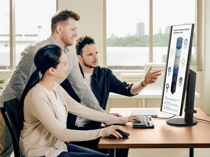 VIEWSONIC Desktop Monitor - VG2709U-2K - 27in - 2K - Speaker (VG2709U-2K)