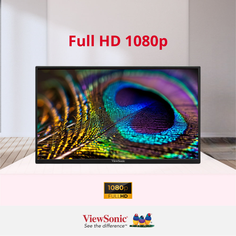VIEWSONIC Portable USB-C Monitor - ThinkVision VA1650 - 16in - 1920x1080 (Full HD) - IPS