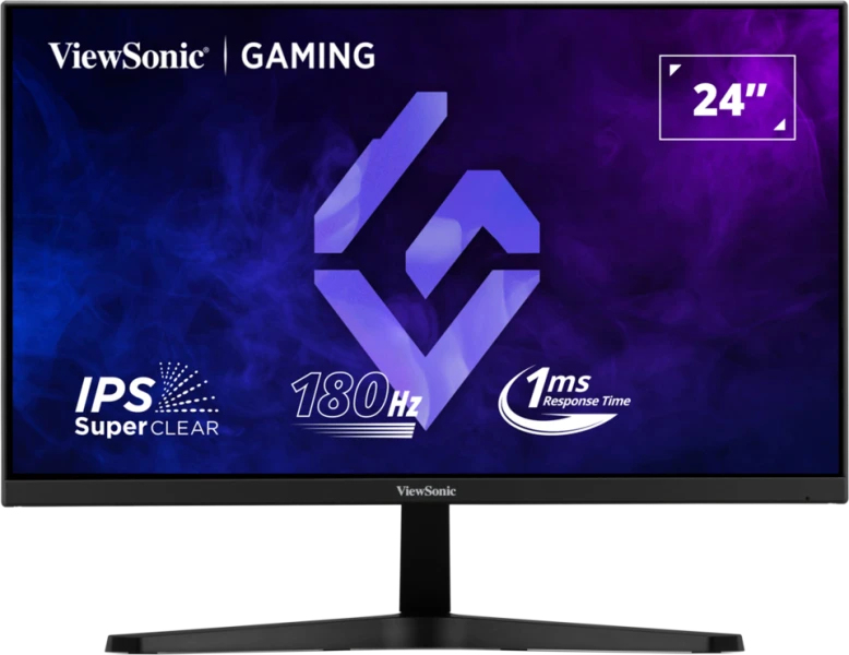 VIEWSONIC Gaming Monitor - VX24G1-HD - 24in - 1920x1080 (full Hd) - 1ms IPS 180Hz HDR10