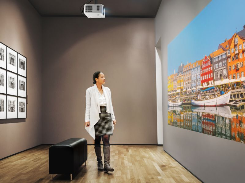 VIEWSONIC Laser Projector LSD400HD-ST DLP 1080p 4000 Lm 3000000:1