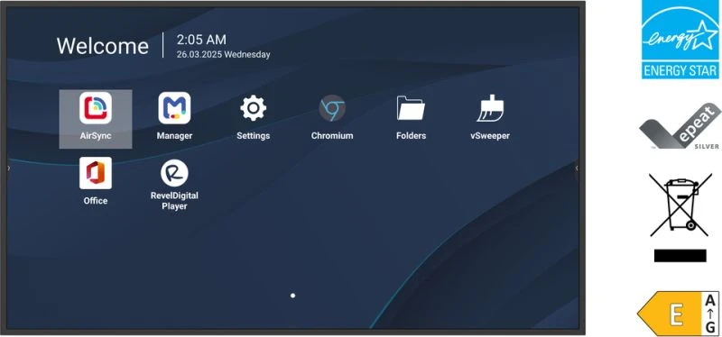 VIEWSONIC Large format display - ViewBoard CDE4314-2C - 43in - 3840x2160 (4K UHD) - Android 14
