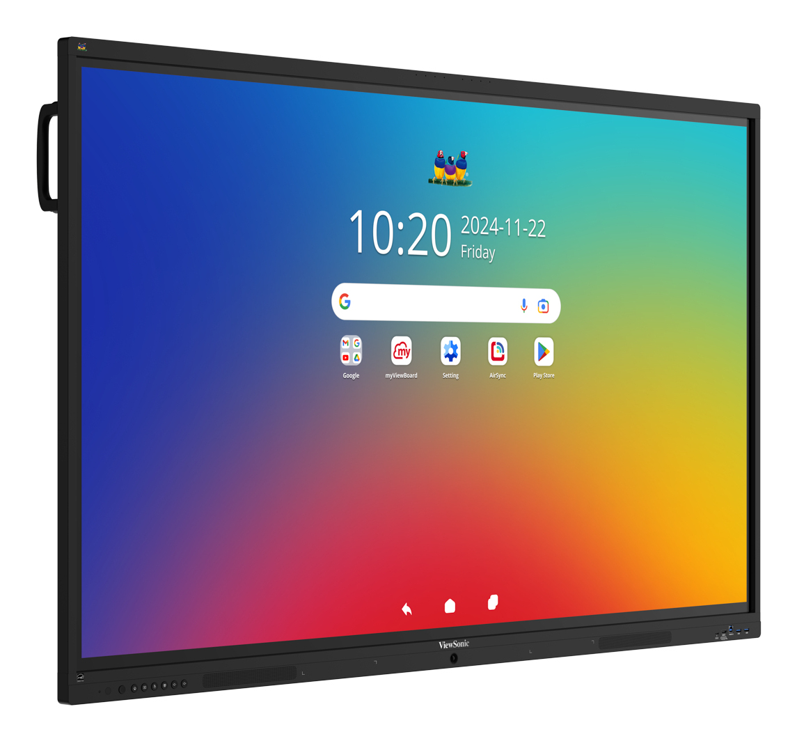 VIEWSONIC Interactive Flat Panel - ViewBoard IFP8641-1-1C - 86in - 3840x2160 (4K UHD) - motion sensor 8-microphone array