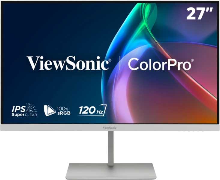 VIEWSONIC Desktop USB-C Monitor - VP2766-2K-W - 27in - 2560x1440 (QHD) - IPS 120Hz