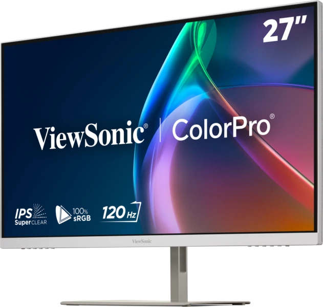 VIEWSONIC Desktop USB-C Monitor - VP2766-2K-W - 27in - 2560x1440 (QHD) - IPS 120Hz