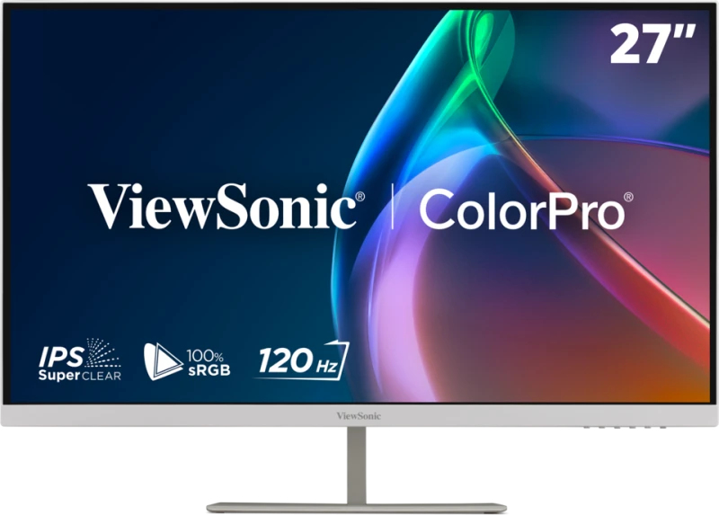 VIEWSONIC Desktop USB-C Monitor - VP2766-2K-W - 27in - 2560x1440 (QHD) - IPS 120Hz