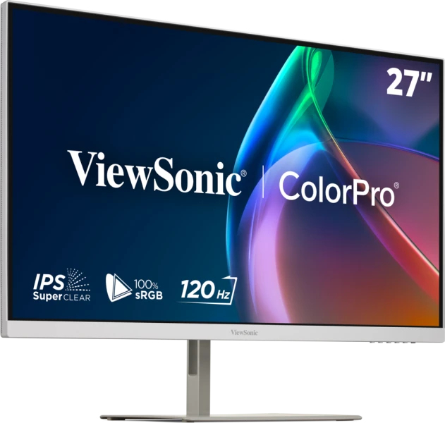 VIEWSONIC Desktop USB-C Monitor - VP2766-2K-W - 27in - 2560x1440 (QHD) - IPS 120Hz