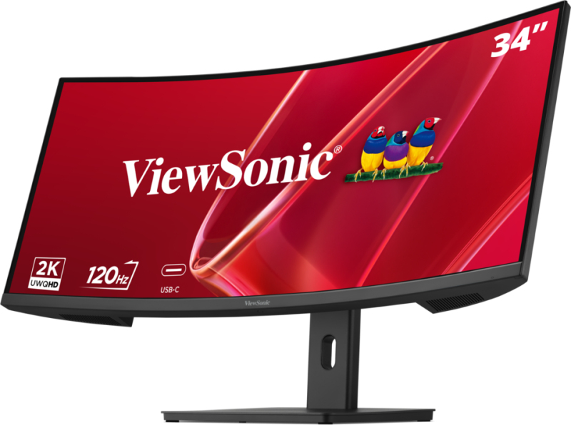 VIEWSONIC Curved USB-C Monitor - VA3420C-2 - 34in - 3440x1440 (UWQHD) - VA speakers