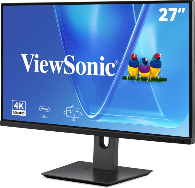 VIEWSONIC Desktop USB-C Monitor - VG2719U-4K - 27in - 3840x2160 (4K UHD) - IPS 4ms