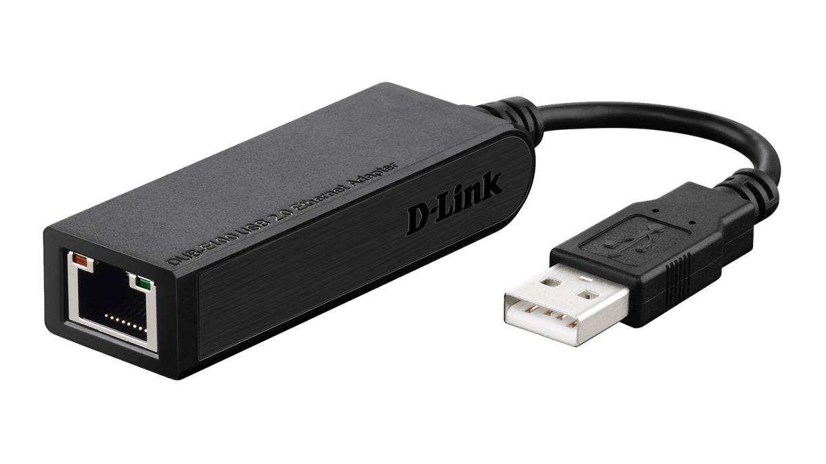 D-LINK Adapter USB To Enet Dube-100 10/100bt 1-rj45 1-USB Hi-speed USB 2.0 Bus Pwd