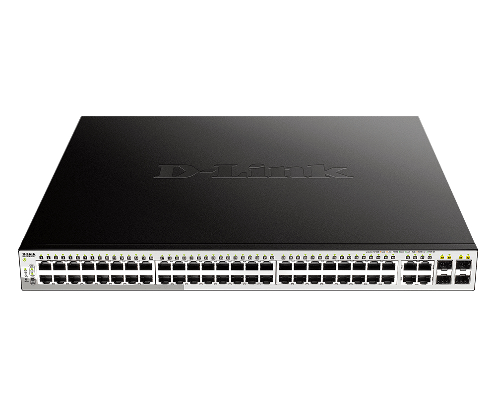 D-LINK Switch Dgs-1210-52mp Gigabit Smart Poe With 4 Sfp Ports
