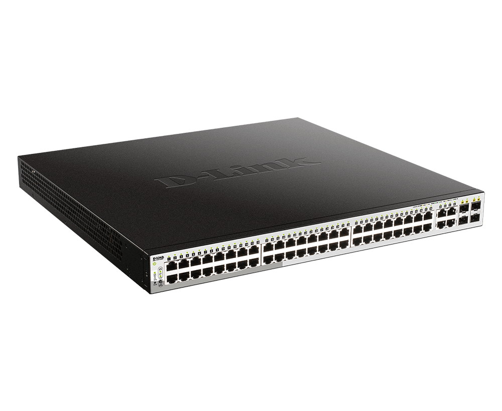 D-LINK Switch Dgs-1210-52mp Gigabit Smart Poe With 4 Sfp Ports