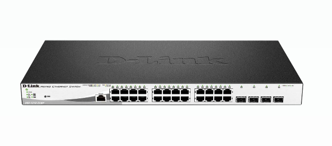D-LINK Switch Dgs-1210-28mp 28 Port Gigabit Smart 4sfp 24x10/100/1000mbps
