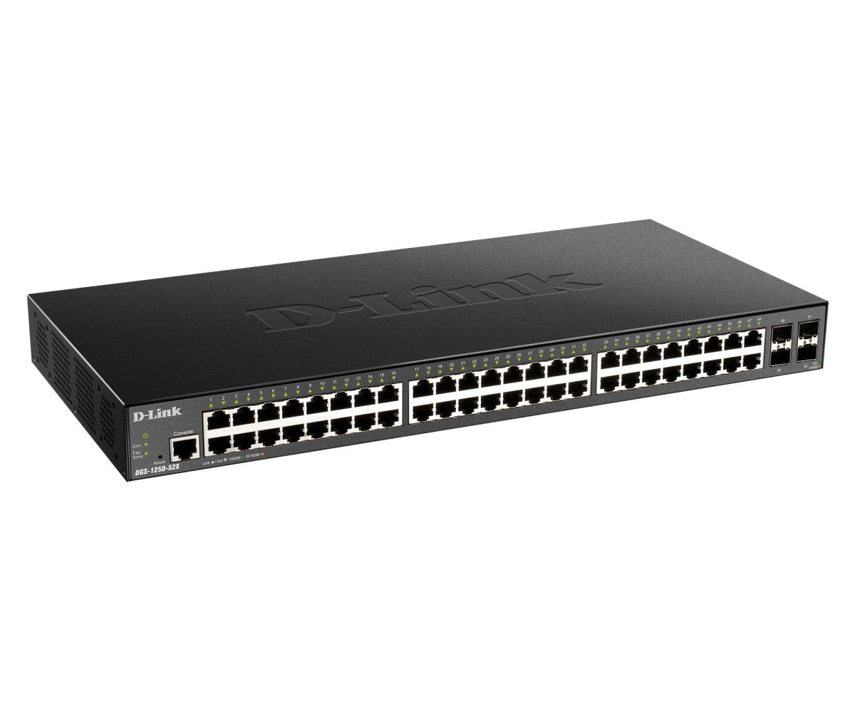 D-LINK Switch Gigabit Dgs-1250-52x 52-port Smart Managed