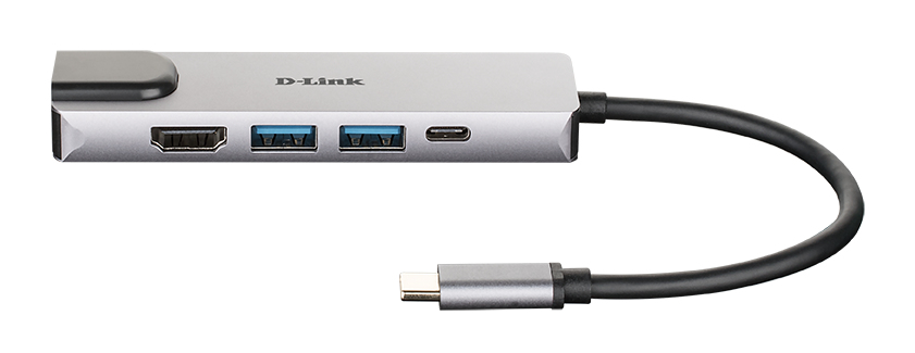 D-LINK Hub Dub-m520 5-in-1 USB-c With Hdmi / Ethernet And Power Delivery