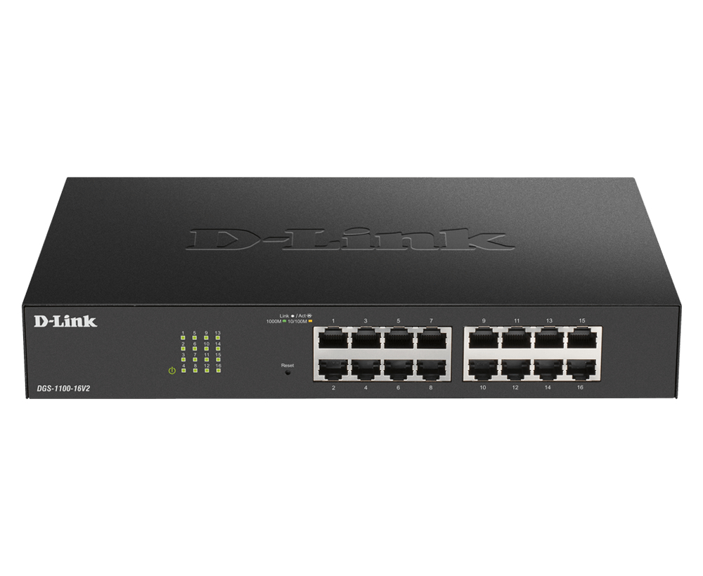 D-LINK Switch Dgs-1100-16v2 16 Ports Gigabit Smart Managed