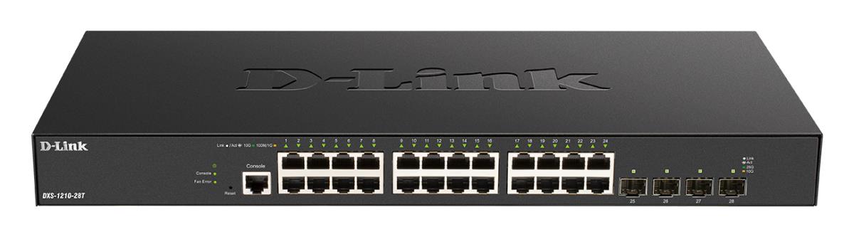 D-LINK Switch Dxs-1210-28t Sfp 28 Ports 25gbe Smart Managed Black