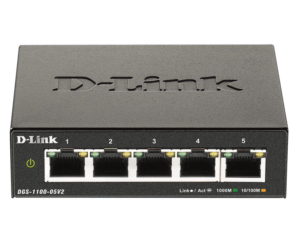 D-LINK Switch Dgs-1100g-05 V2 5 X 100/1000baset Poe Ports Managed