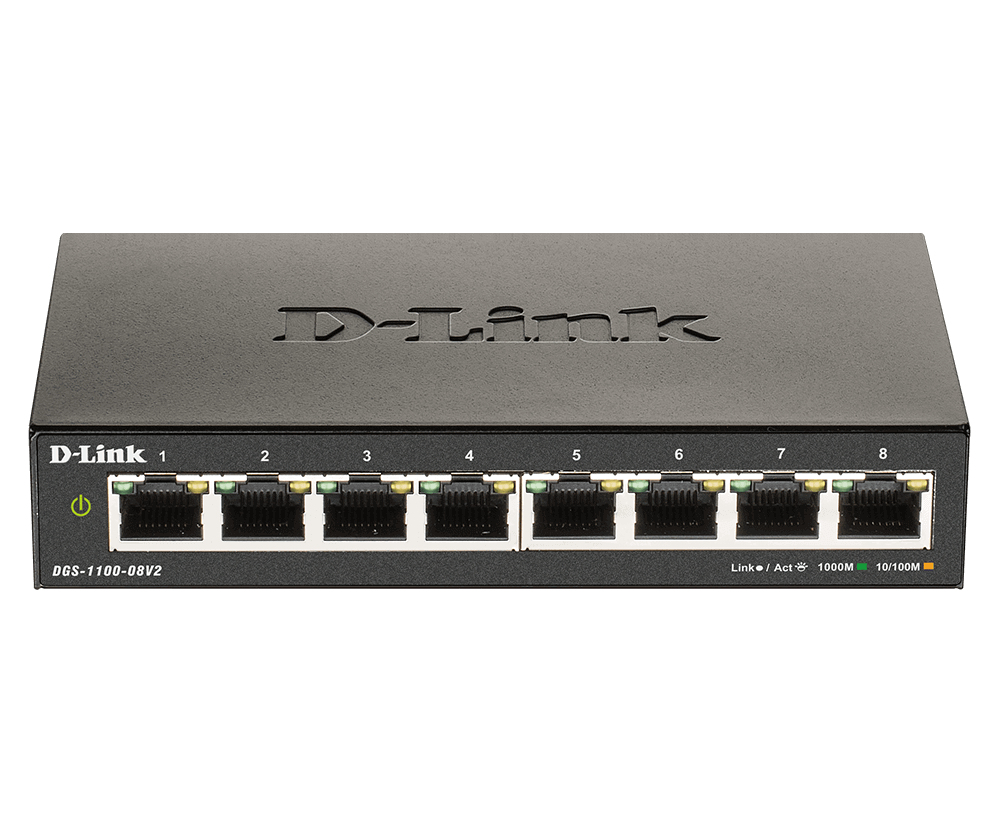 D-LINK Easysmart Switch Dgs-1100 V2 8 Ports