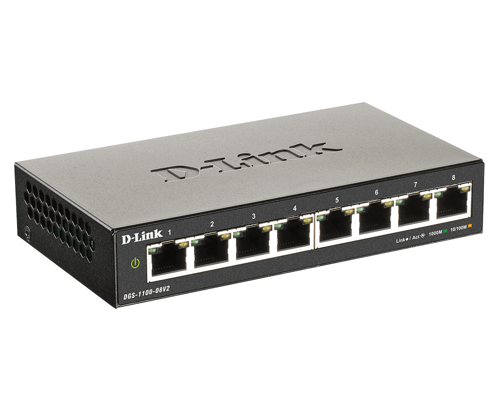 D-LINK Easysmart Switch Dgs-1100 V2 8 Ports
