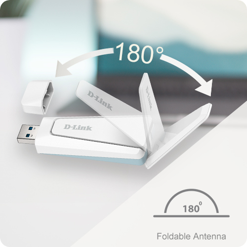 D-LINK Wi-Fi 6 USB Adapter Ax1800 Ax18u