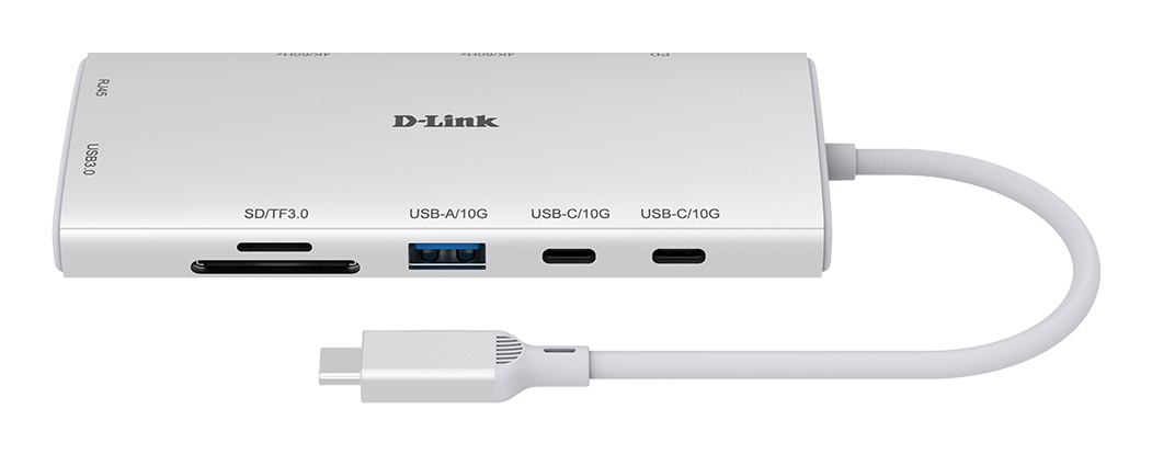 D-LINK USB-c Hub Dup-a01 10-port Multi-function White