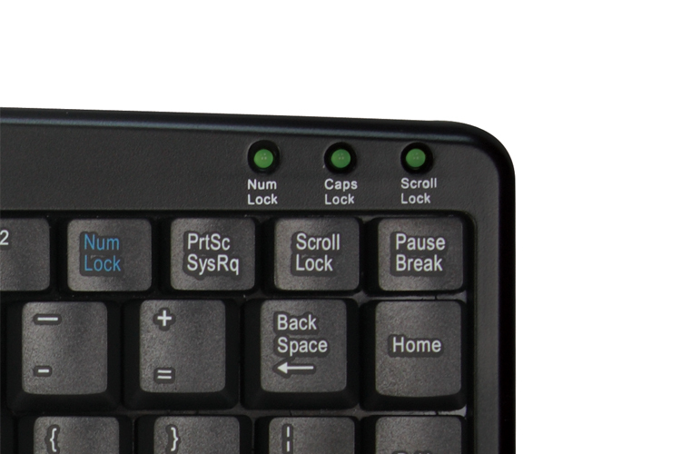 ADESSO Touch Mini Keyboard With Built In Touchpad (black) USB Qwerty US