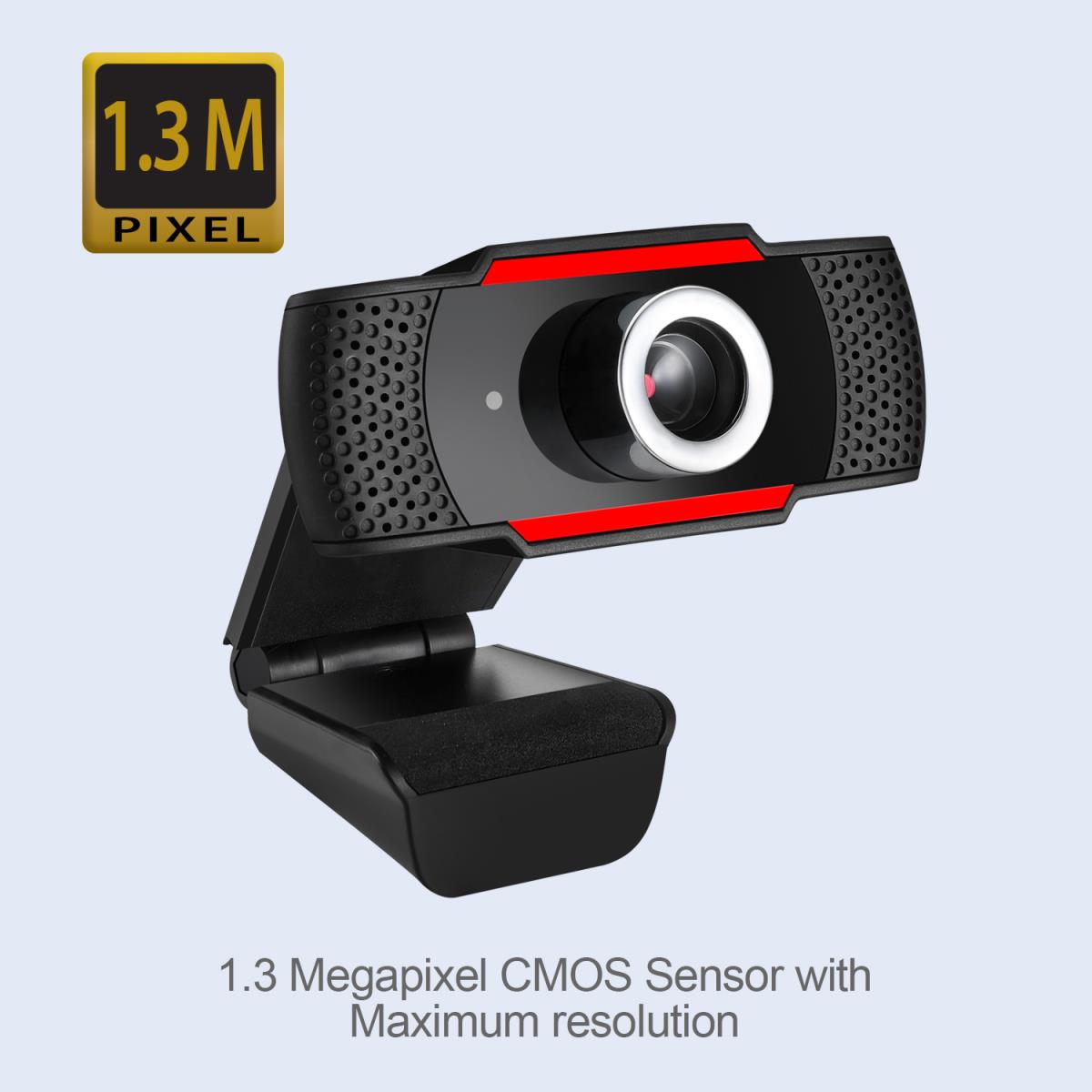 ADESSO Cybertrack H3 720p USB Webcam With Built-in Microphone