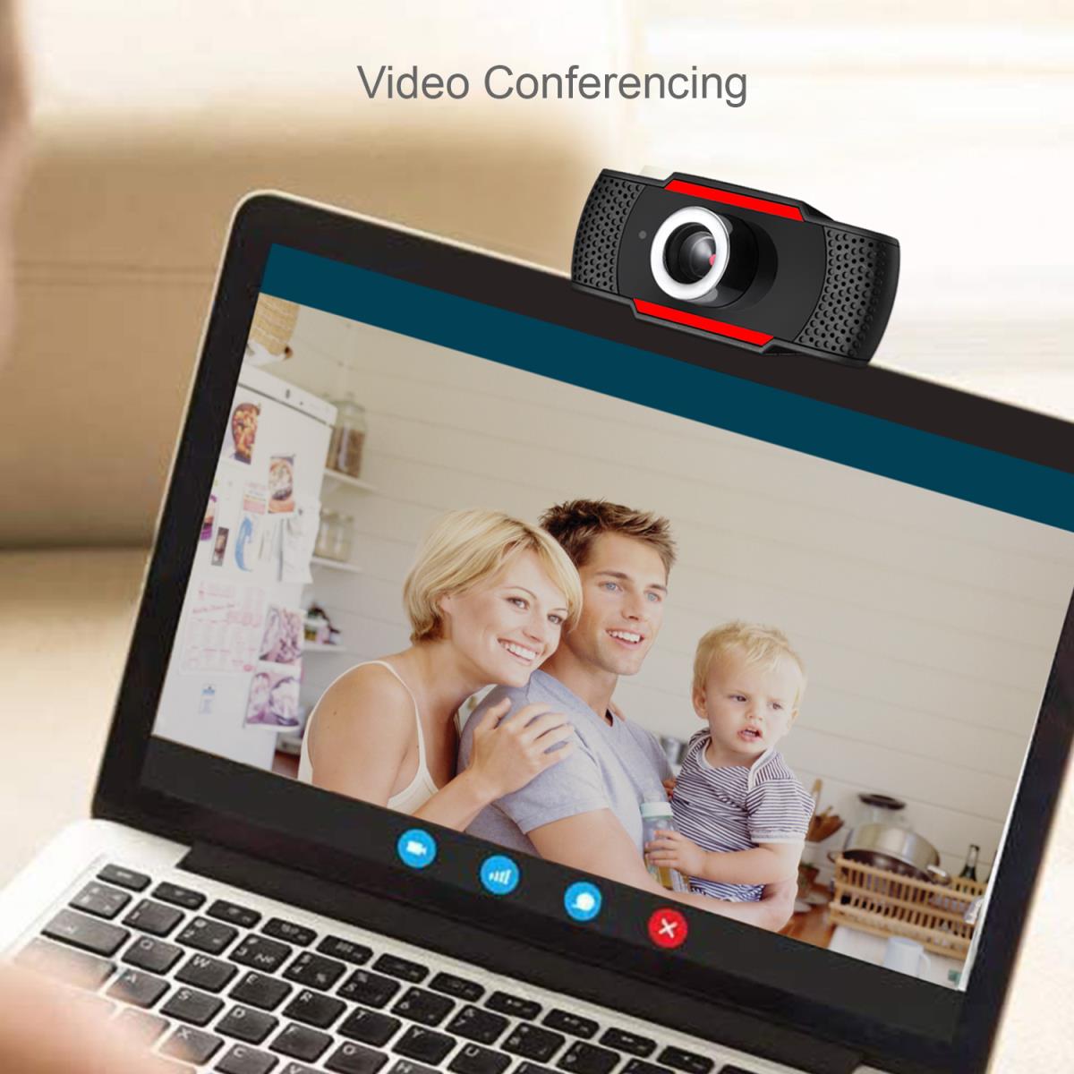 ADESSO Cybertrack H3 720p USB Webcam With Built-in Microphone